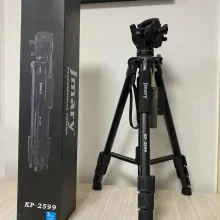 سه پایه دوربین جیماری بهمراه ریموت و هولدر(Jmary KP-2599 Camera Tripod (Black