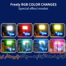 مشخصات و ویژگیهای نور ثابت ال ای دی جی ماری مدل FM150-RGB