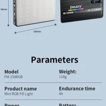 نور رنگی جی ماری مدل Jmary FM-150RGB